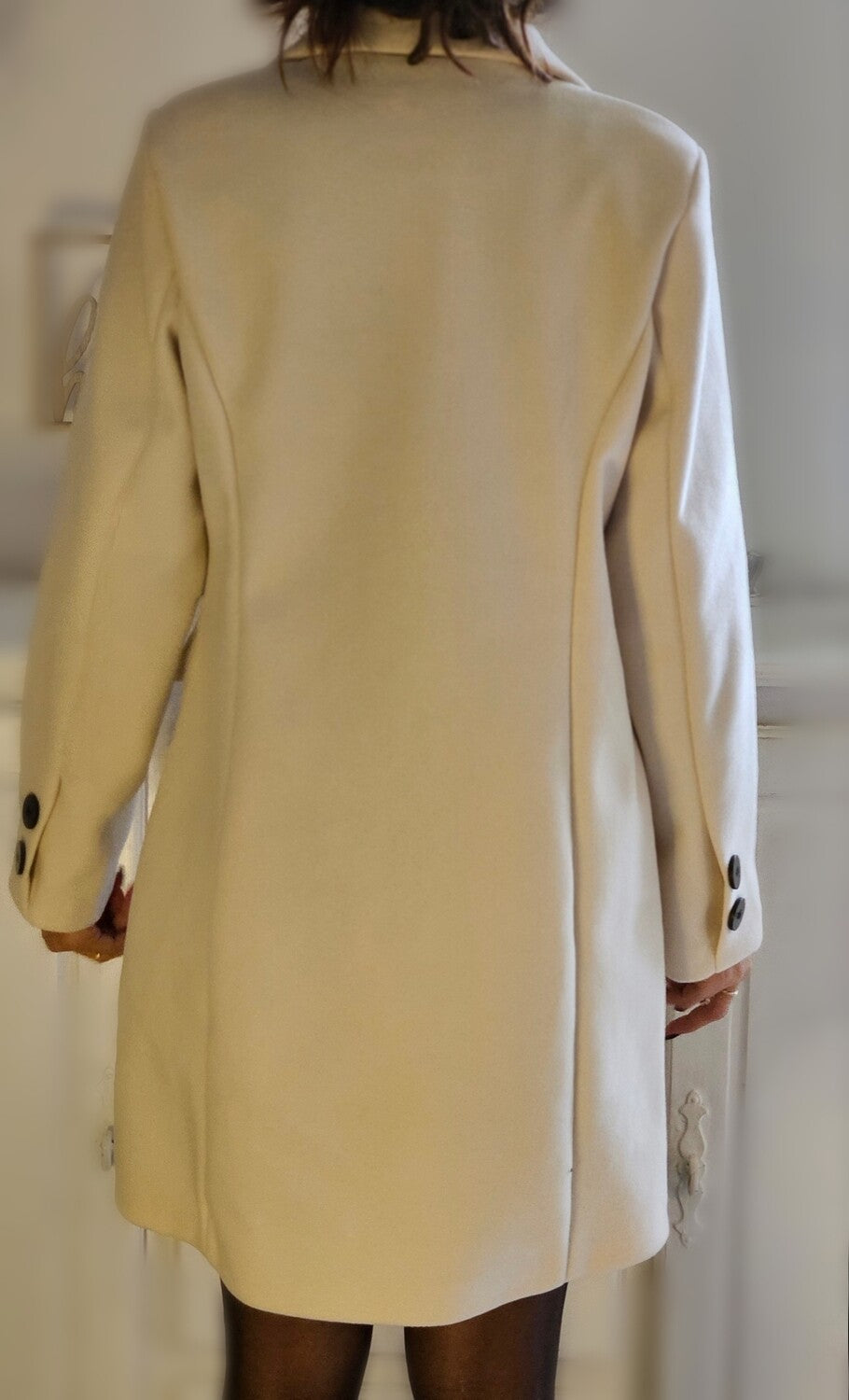 MANTEAU CHIC COURT MADE IN ITALIE - Ellarmonie