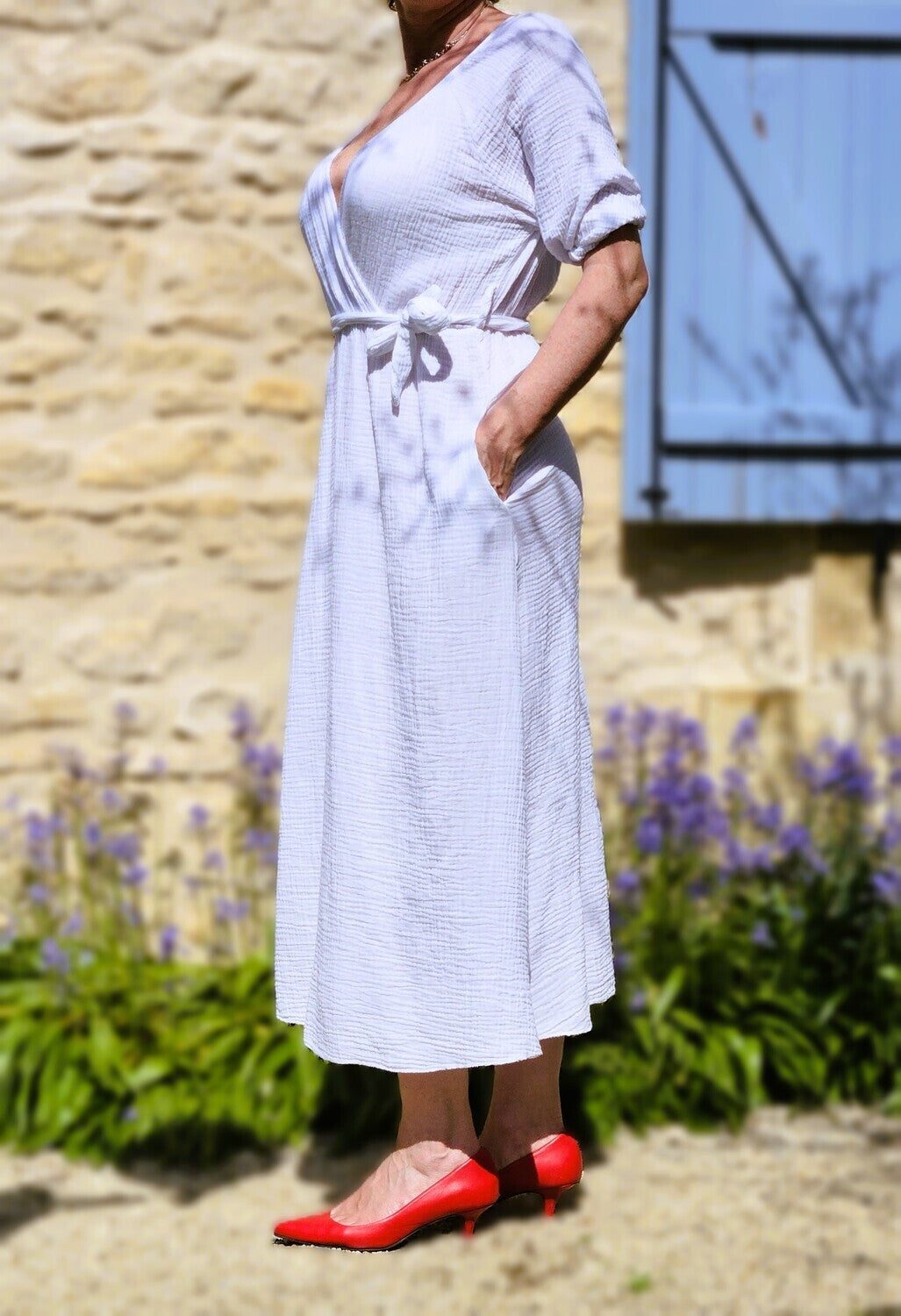 ROBE BLANCHE MADE IN ITALIE