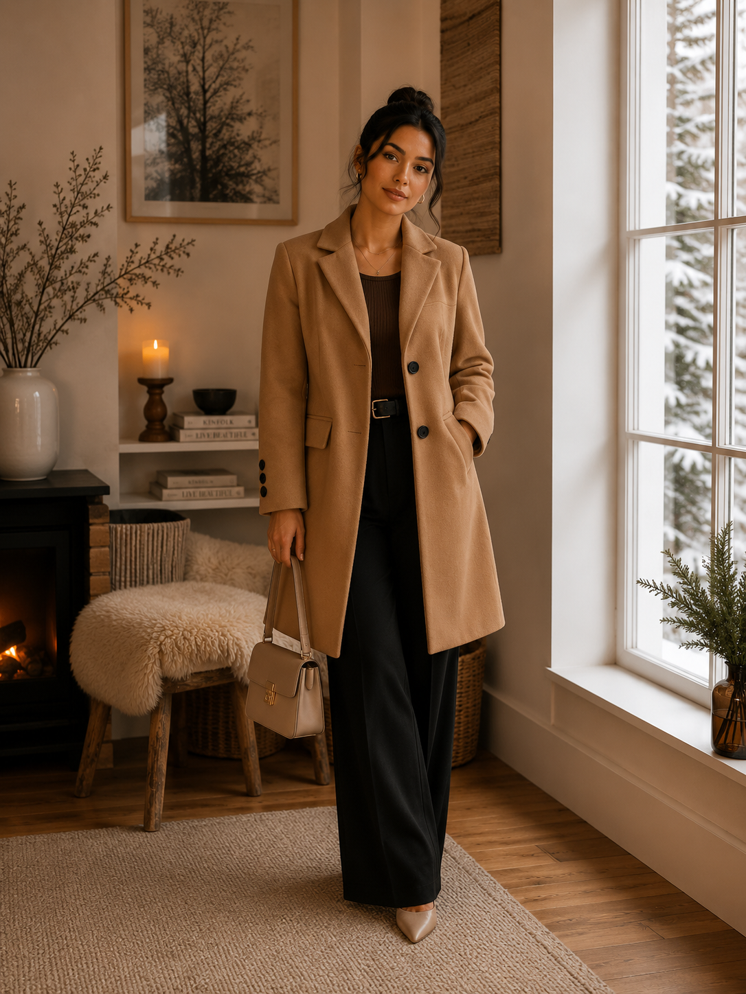 MANTEAU CHIC COURT MADE IN ITALIE - Ellarmonie