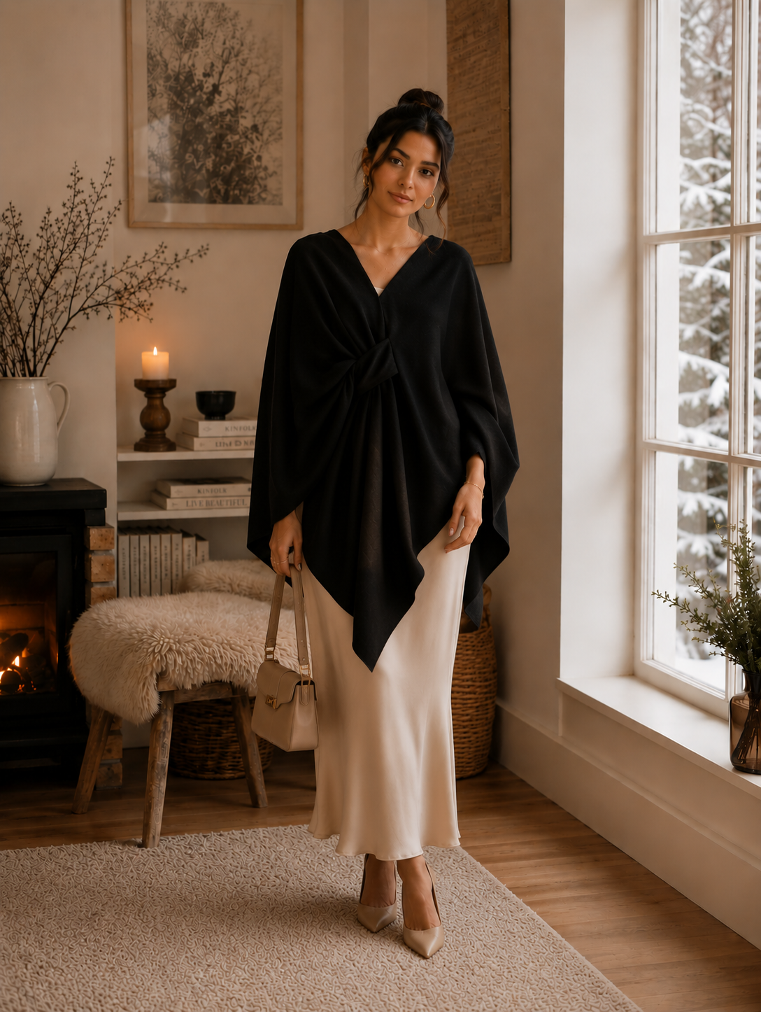PONCHO MADE IN ITALIE - Ellarmonie