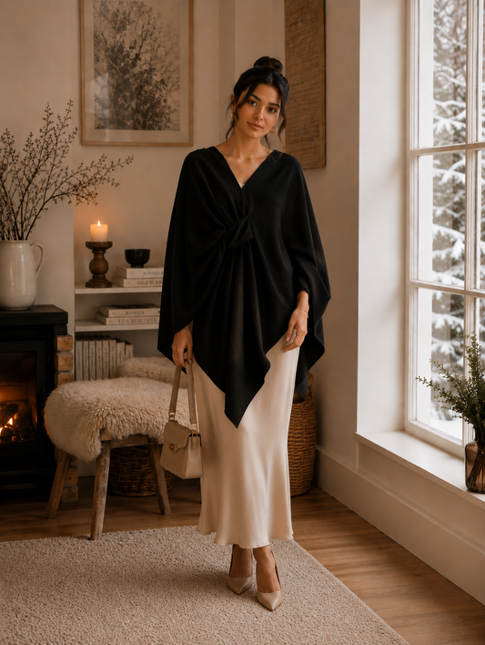 PONCHO MADE IN ITALIE - Ellarmonie